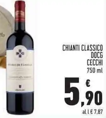 Conad Margherita Cecchi Chianti Classico Docg 750ml offerta