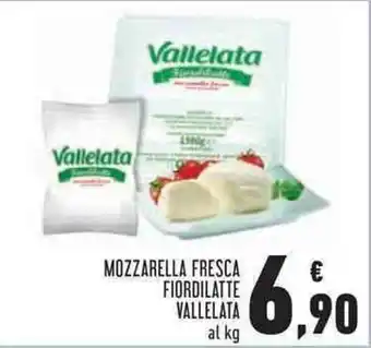 Conad Margherita Vallelata Mozzarella Fresca Fior di Latte offerta