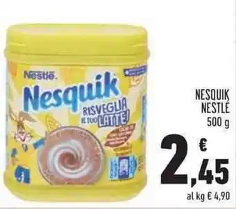 Conad Margherita Nestlé Nesquik 500g offerta