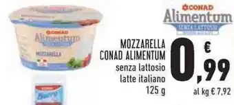Conad Alimentum Mozzarella 125g