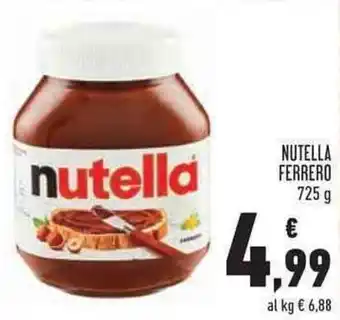 Conad Margherita Ferrero Nutella 725g offerta