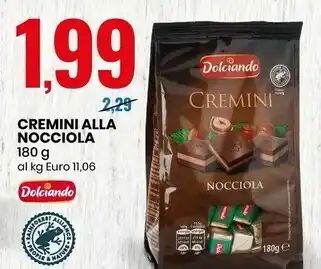 Eurospin Dolciando cremini alla nocciola offerta
