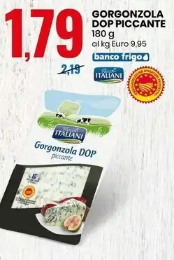 Eurospin Pascoli italiani gorgonzola dop piccante offerta