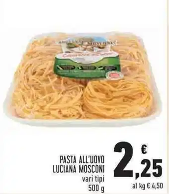 Conad Margherita Luciana Mosconi Pasta All'uovo 500g offerta