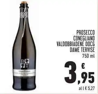 Conad Margherita Dame Tervise Prosecco Conegliano Valdobbiadene Docg 750ml offerta