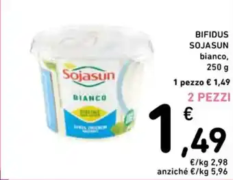 Spazio Conad BIFIDUS SOJASUN bianco, 250 g 1 pezzo offerta