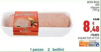 Conad Margherita Aia Bon Roll 750g offerta