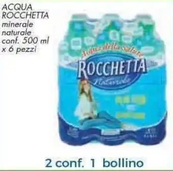Conad Margherita Rocchetta Acqua 500ml x 6 pezzi offerta