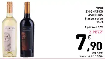 Spazio Conad VINO ENIGMATICO ASIO OTUS bianco, rosso 75 cl offerta