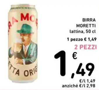 BIRRA MORETTI lattina, 50 cl
