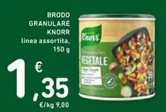 Spazio Conad BRODO GRANULARE KNORR linea assortita, 150 g offerta