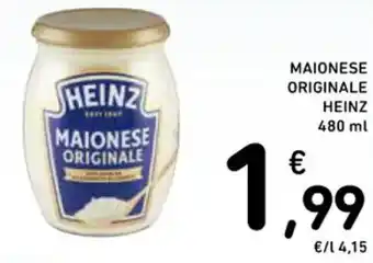 Spazio Conad MAIONESE ORIGINALE HEINZ 480 ml offerta