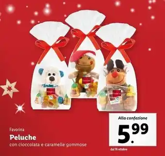Lidl Favorina peluche offerta