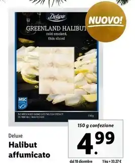 Deluxe halibut affumicato