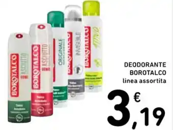 Spazio Conad DEODORANTE BOROTALCO linea assortita offerta