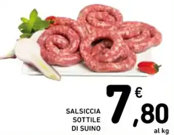Spazio Conad SALSICCIA SOTTILE DI SUINO offerta