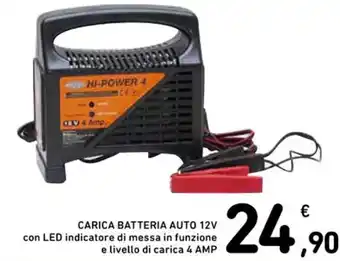 CARICA BATTERIA AUTO 12V