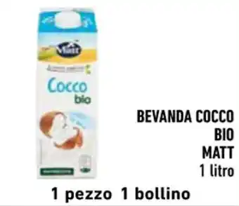 BEVANDA COCCO BIO MATT 1 litro