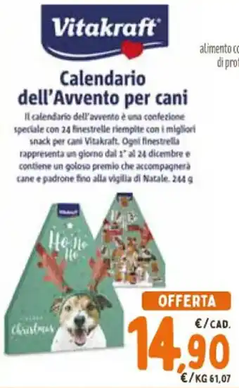Spazio Conad Vitakraft Calendario dell'Avvento per cani offerta