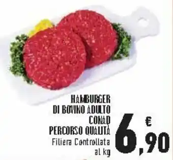 Conad Percorso Qualità Hamburger di Bovino Adulto