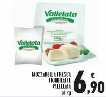 Conad City Vallelata Mozzarella Fresca Fior di Latte offerta