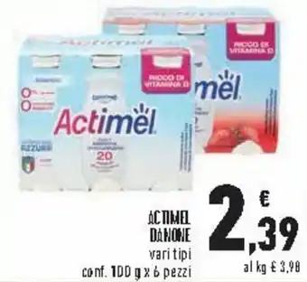 Conad City Danone Actimel 100g x 6pz offerta
