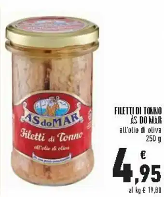Conad City Às do Mar Filetto di Tonno 250g offerta