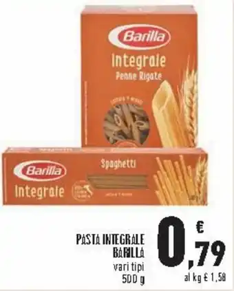 Conad City Barilla Pasta Integrale 500g offerta