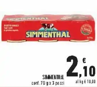 Conad City Simmenthal 70g x 3 pezzi offerta