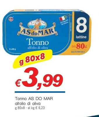 Galassia Asdomar Tonno All'Olio Di Oliva offerta