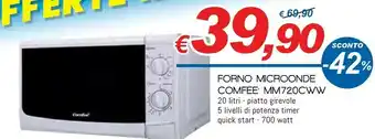 Galassia Comfeè Forno Microonde offerta