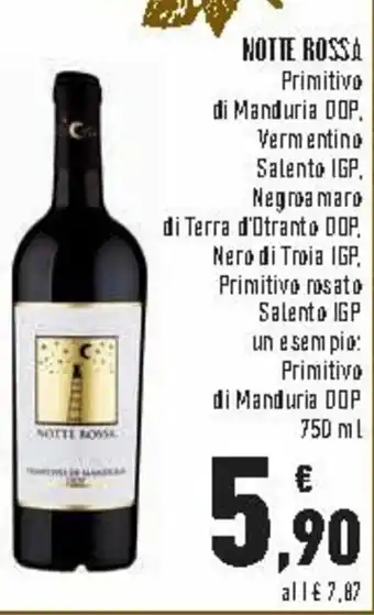 Notte Rossa 750ml