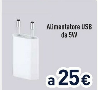 Unieuro Alimentatore Usb offerta