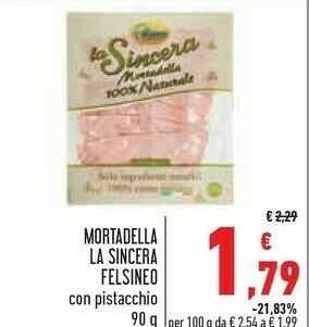 Conad Superstore Felsineo Mortadella offerta