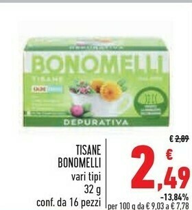 Conad Superstore Bonomelli Tisane offerta