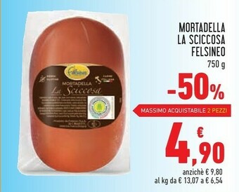 Conad Superstore Felsineo Mortadella offerta