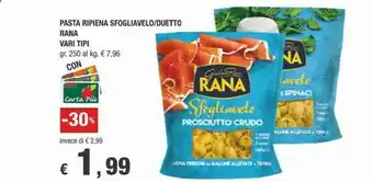 Crai Rana Sfogliavelo Prosciutto Crudo 250 G(ml) offerta