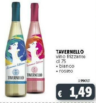 Deco Supermercati Tavernello Tavernello - Vino Bianco Frizzante 750 g(ml) offerta