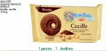 Conad City Barilla Mulino Bianco Biscotti 220g offerta