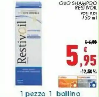 Conad City Restivoil Olio Shampoo 150ml offerta