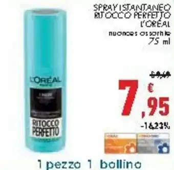 Conad City L'Oréal Spray Istantaneo Ritocco Perfetto 75ml offerta