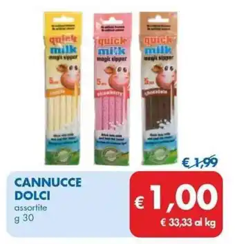MD Discount CANNUCCE DOLCI assortite g 30 offerta
