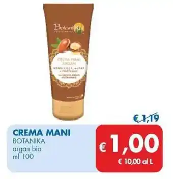 MD Discount CREMA MANI BOTANIKA argan bio ml 100 offerta