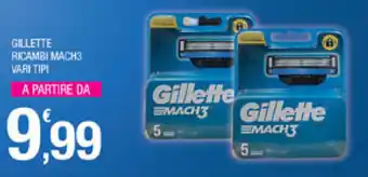 Splendidi e Splendenti Gillette Ricambi Mach3 offerta