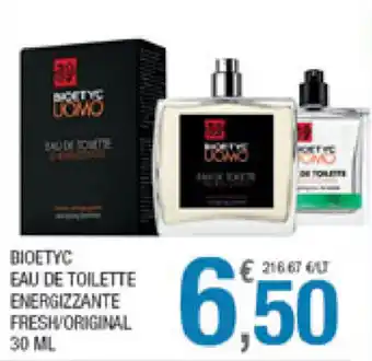 Splendidi e Splendenti Bioetyc Eau de Toilette Energizzante Fresh/Original 30ml offerta