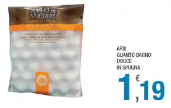 Splendidi e Splendenti Arix Guanto Bagno Douce in Spugna offerta