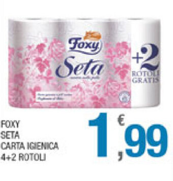 Splendidi e Splendenti Foxy Seta Carta Igienica 4+2 rotoli offerta