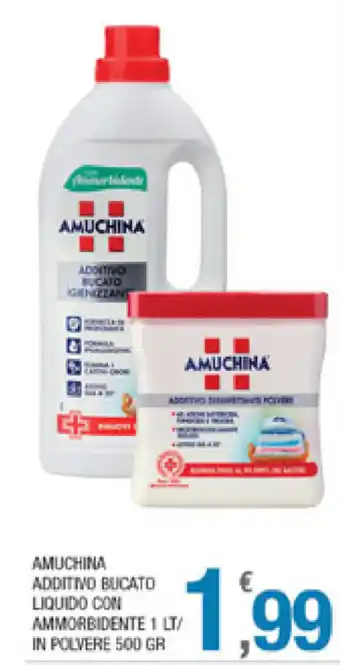 Splendidi e Splendenti Amuchina Additivo Bucato Liquido Ammorbidente 1lt/Polvere 500gr offerta