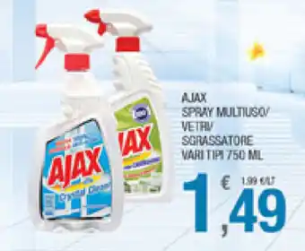Splendidi e Splendenti Ajax Spray Multiuso/Vetri/Sgrassatore 750ml offerta