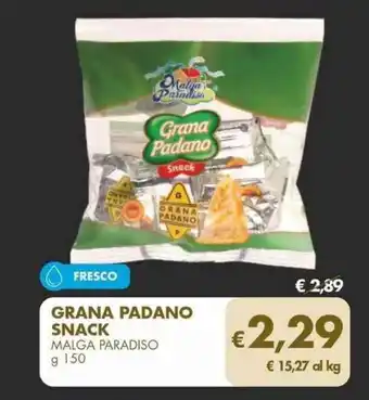 MD Discount GRANA PADANO SNACK MALGA PARADISO g 150 offerta